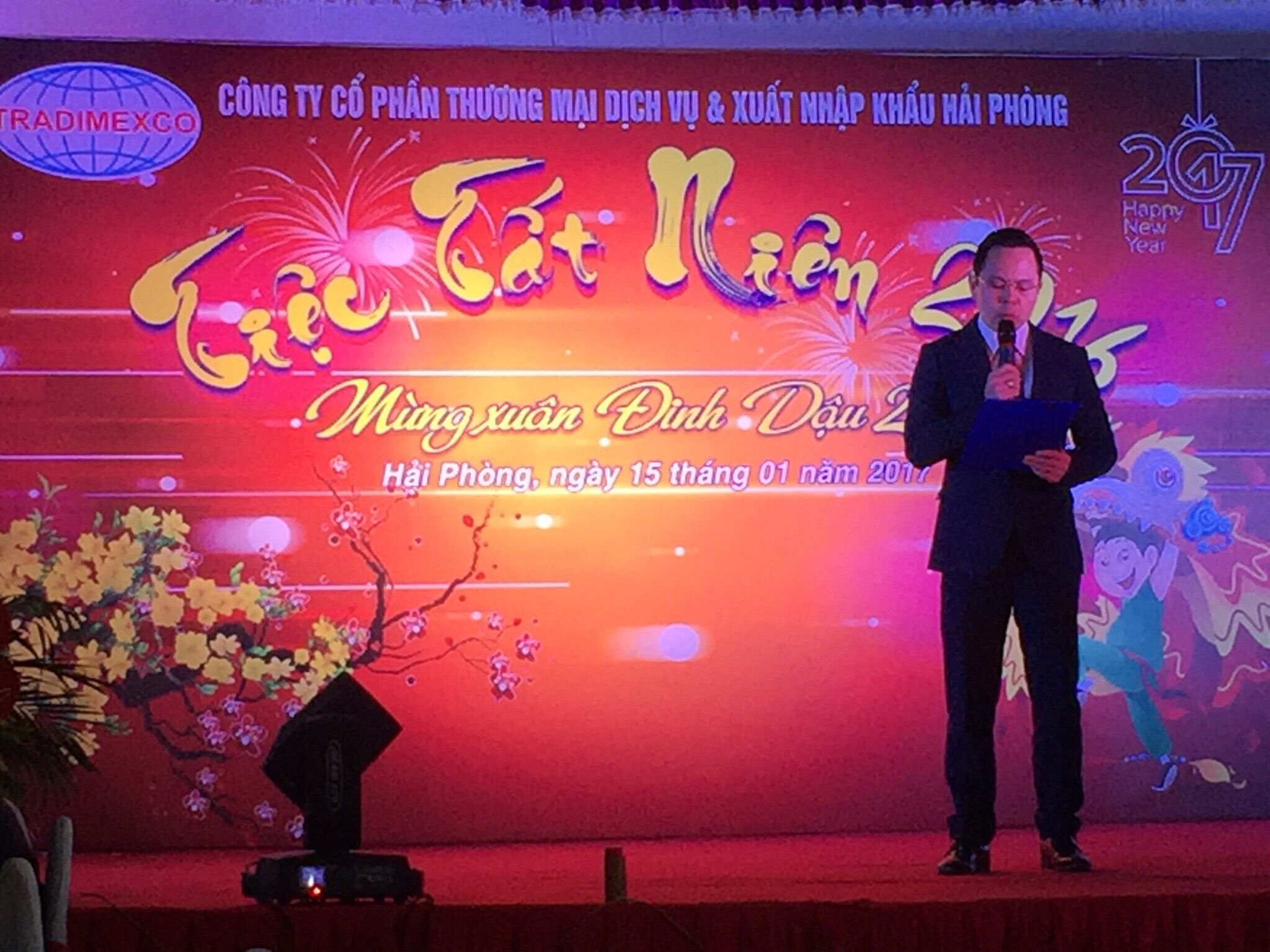 Bài phát biểu tại lễ tổng kết năm 2016 của ông Nguyễn Tiến Sang – Tổng GĐ công ty